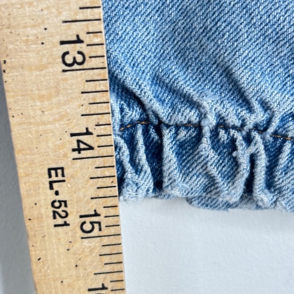 VTG 90s Little Levis Double Knee Jeans 4 Orange Tab Jogger Parachute Elastic - Picture 8 of 10